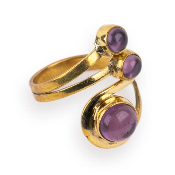 Miedziany pierścionek Boho jhumka.pl